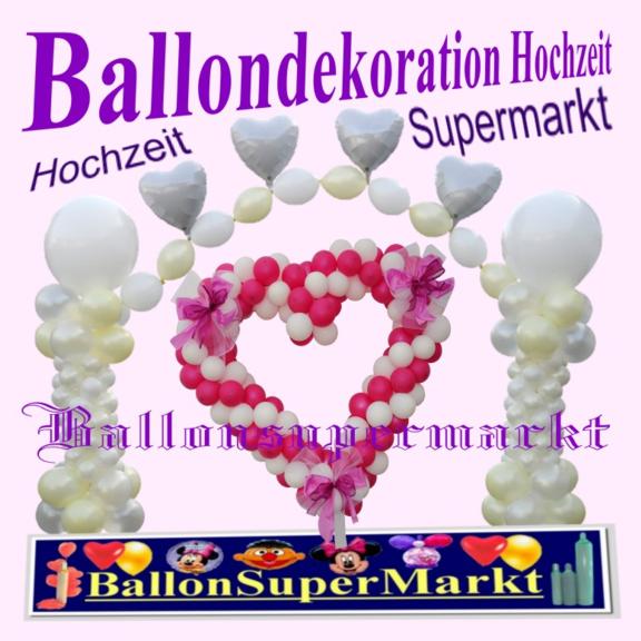 Ballondekoration zur Hochzeit vom Hochzeit-Supermarkt